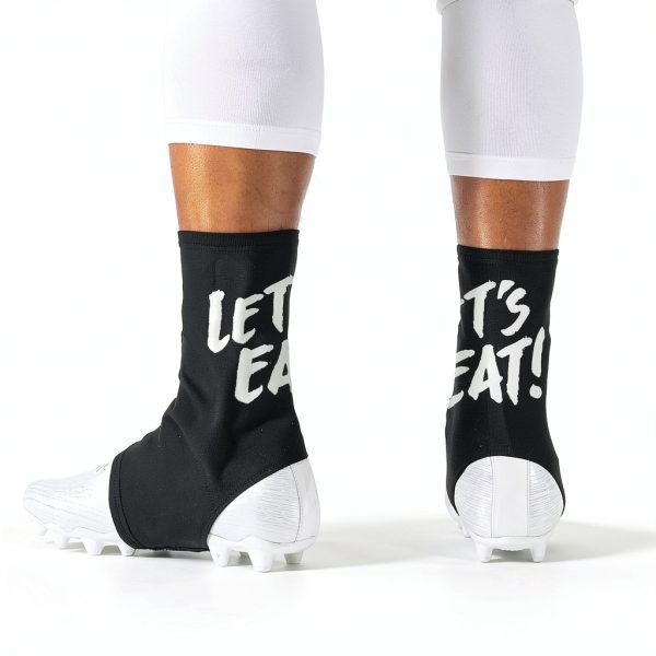 Bike Cleat Cover SLEEFS Black Large Spandex Design-1