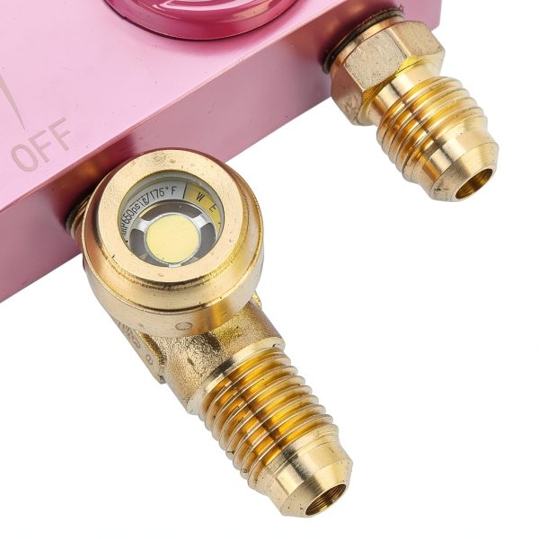 Manifold Gauge Generic Compact Metal Knob AC-4