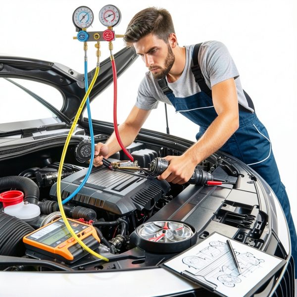 HFT 58776-G R134A Car AC System Tester-1