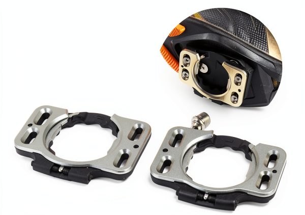 DAUERHAFT Cycling Shoe Cleats Aluminum Resin-8