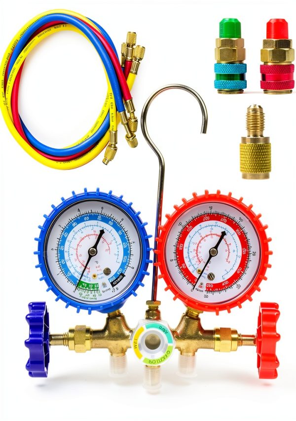 Zistel Air Conditioning Diagnostic Gauge Set for Cars-1