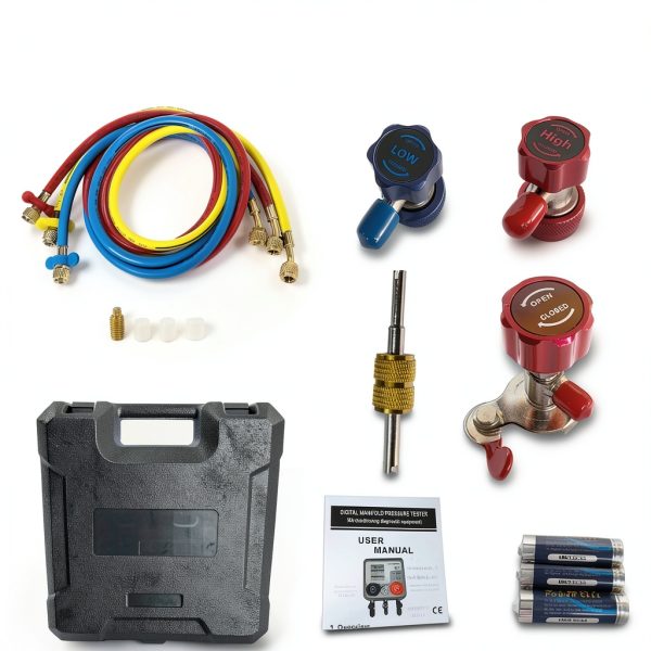 Refrigerant Gauge VIVANTECH LCD Vacuum Test-5