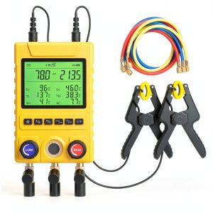 AMTAST Digital Manifold Gauge Set for Automotive-0