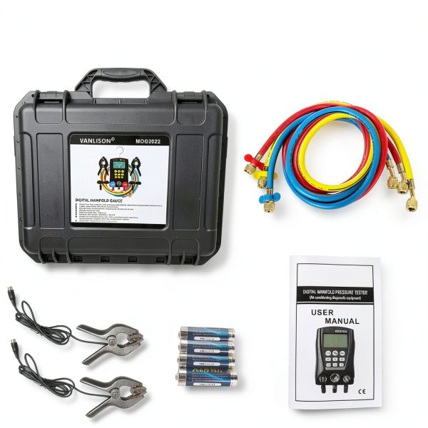 Vanlison HVAC Gauge ABS Portable Diagnostic Tool-6