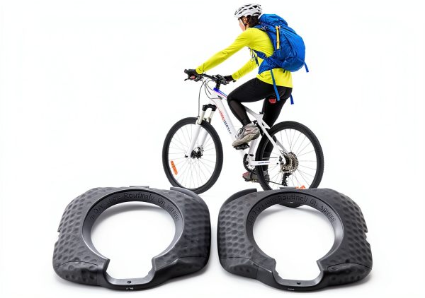 Jauarta Bike Cleat Cover Grey Rubber Modern Design-5