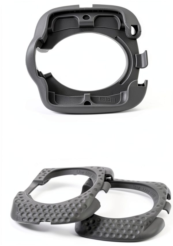 Bike Cleat Covers Grey Rubber Modern Style-3