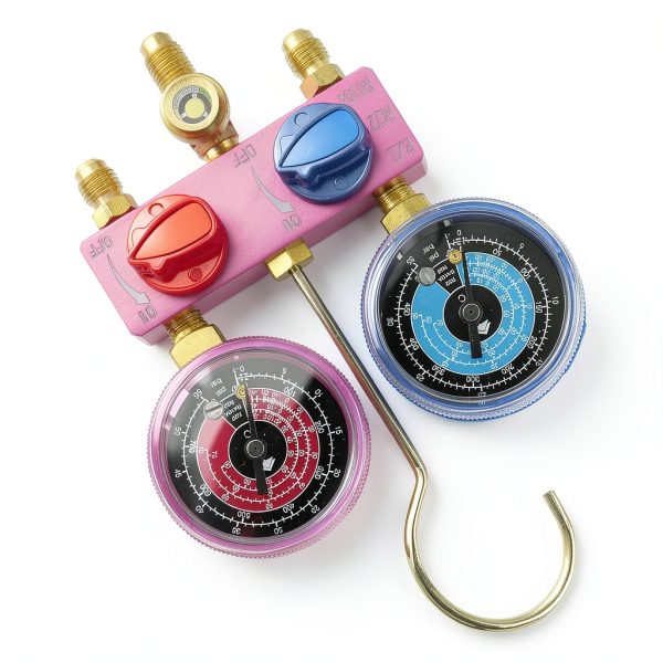 Manifold Gauge Generic Compact Metal Knob AC-2