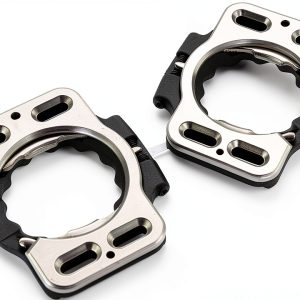 Bike Cleat Cover iayokocc Aluminum Silver Design-0