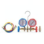 A/C Manifold Gauge Shkalacar Brass for HVAC Pros-0