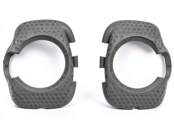 Bike Cleat Covers Grey Rubber Modern Style-1