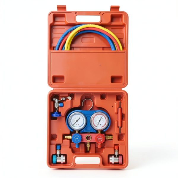 WINMAX Dual Pressure AC Gauge 2.6in 800psi-7