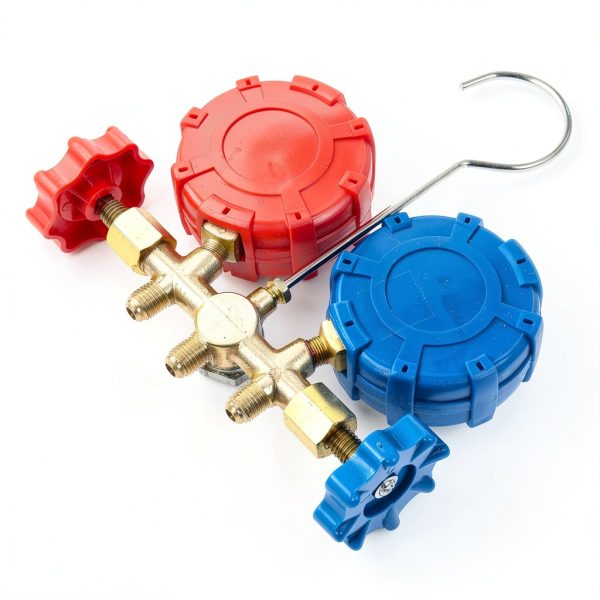A/C Manifold Gauge Shkalacar Brass for HVAC Pros-3