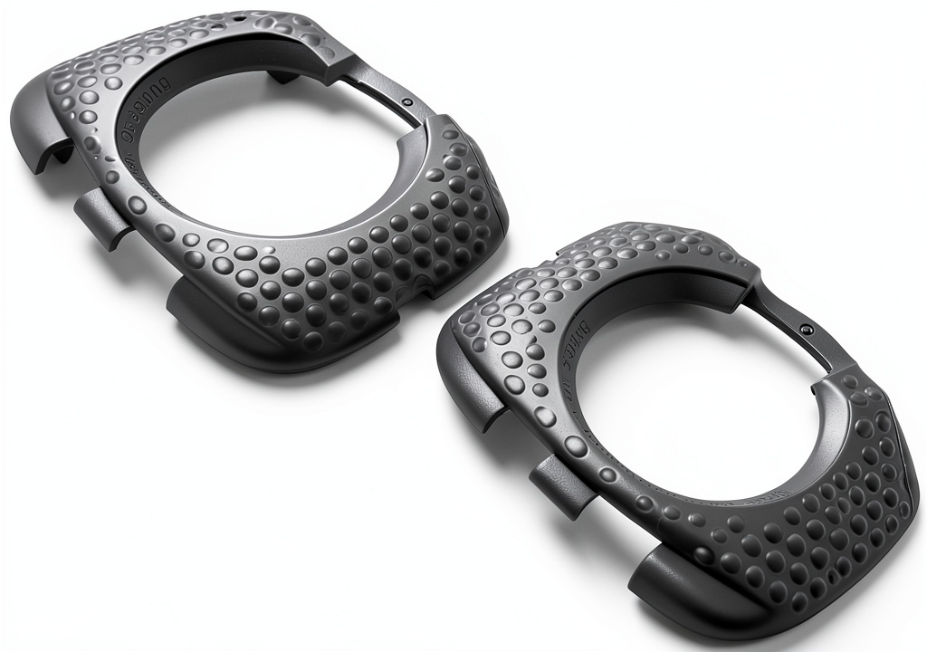 Cyclist installing Jauarta cleat cover on a bike pedal