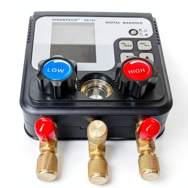 Refrigerant Gauge VIVANTECH LCD Vacuum Test-6