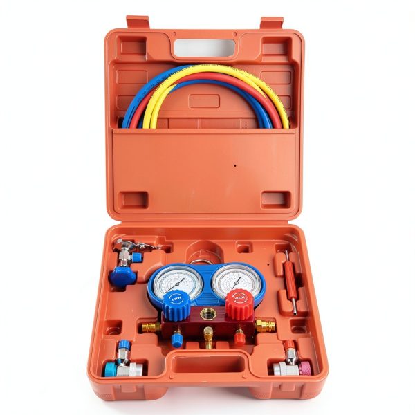 WINMAX Dual Pressure AC Gauge 2.6in 800psi-0