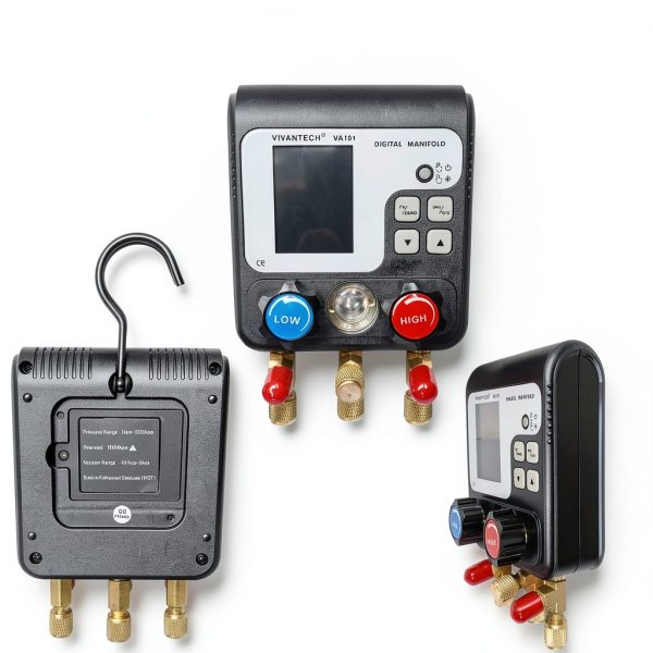 Refrigerant Gauge VIVANTECH LCD Vacuum Test-4