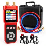 HVAC Pressure Gauge Rogvoc Dual Port Digital-0