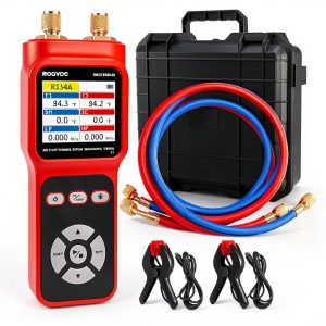 HVAC Pressure Gauge Rogvoc Dual Port Digital-0