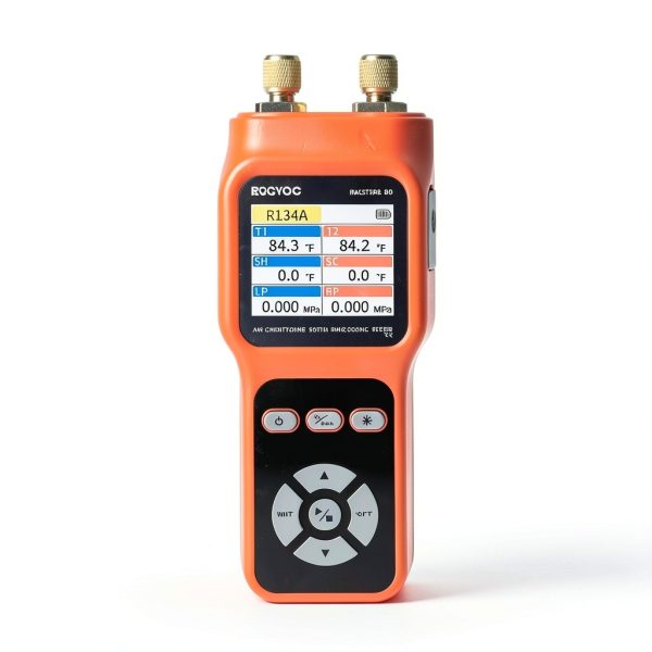 HVAC Pressure Gauge Rogvoc Dual Port Digital-1
