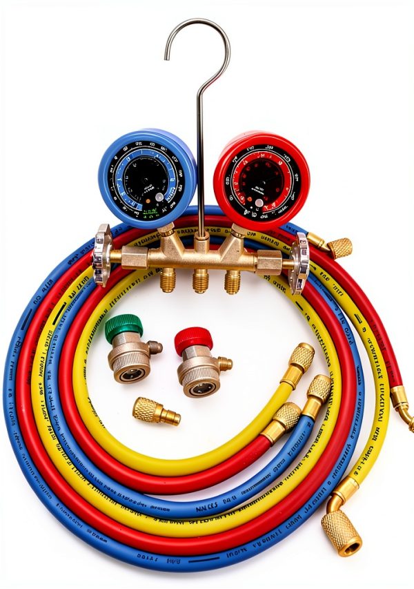 ATD 3-Piece Air Conditioning Hoses Set Chrome Vanadium Steel-0