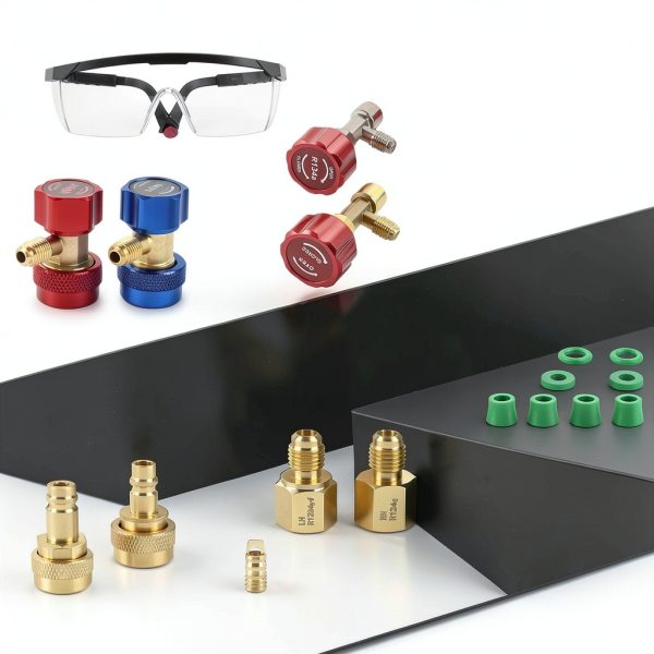Lichamp AC Gauge Set for HVAC R32 R134 R410-3