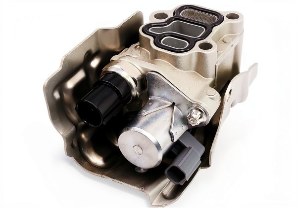 VTEC Solenoid Spool Valve Assembly with Oil Pressure Switch, Gasket, Compatible with Honda Accord 2003-2007, Civic 2002-2005, CR-V 2002-2009, Element 2003-2011 & Acura RSX 2002-2006, 15810-PNE-G01-0
